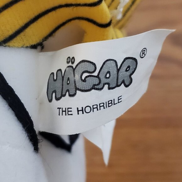 Plush 8" Hagar the Horrible Cartoon Character Stuffed Figure-King Features 2000 - Picture 5 of 6